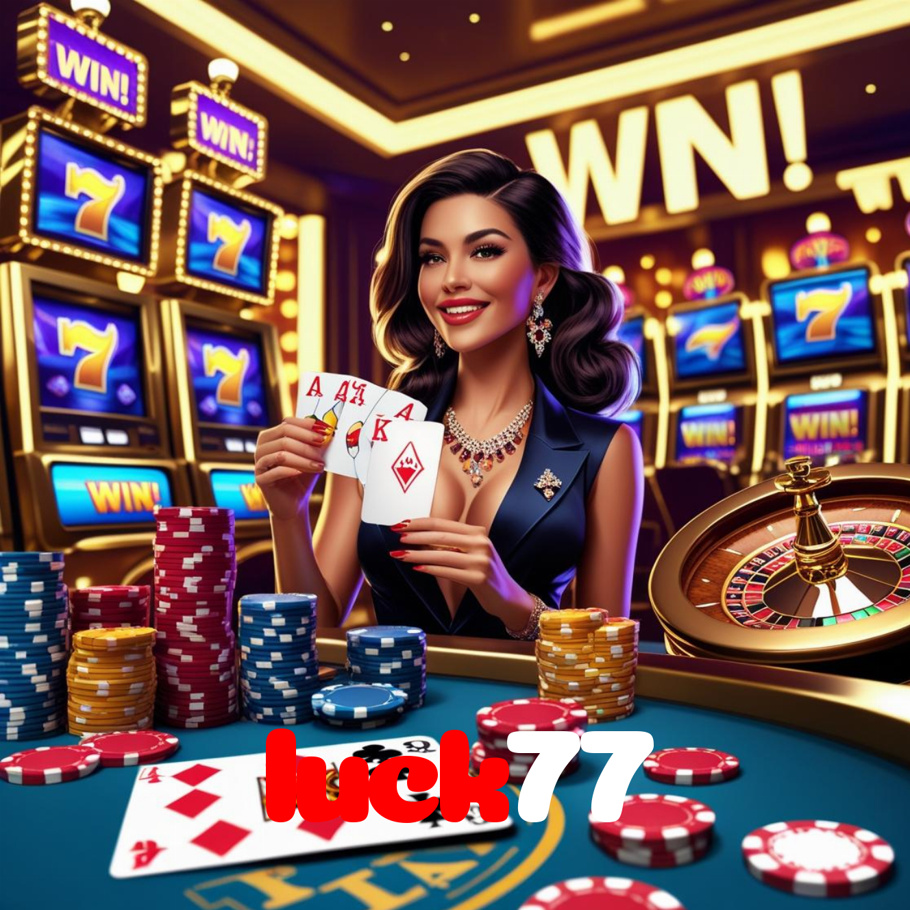 luck77 - A chance de ganhar está no cassino online mais seguro!